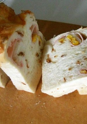 白神こだま酵母で焼くハムチーズ食パン-レシピのメイン写真