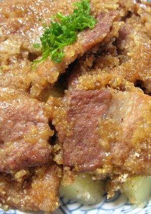 台湾家庭料理♪豚バラ肉の蒸し物♪-レシピのメイン写真