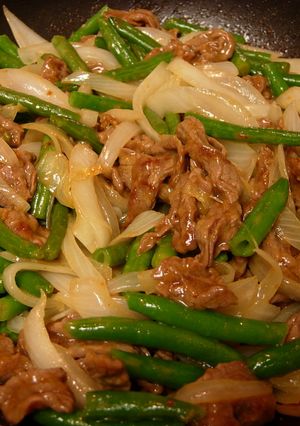 牛肉といんげんのカレー炒め-レシピのメイン写真