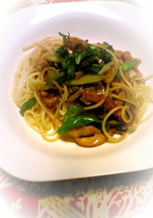 豚ねぎピーマンの夏パスタ-レシピのメイン写真