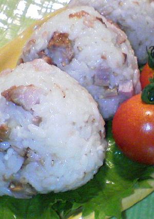 角煮おにぎり-レシピのメイン写真