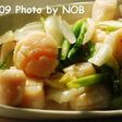 ホタテとイカと野菜の旨煮