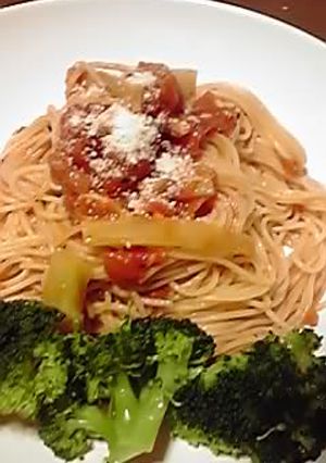 トマトと生ハムの冷製パスタ-レシピのメイン写真