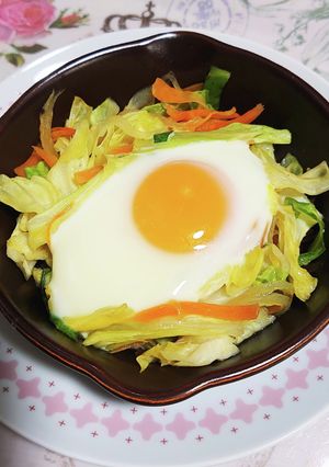 ☆卵とキャベツのやわらか蒸しココット☆-レシピのメイン写真
