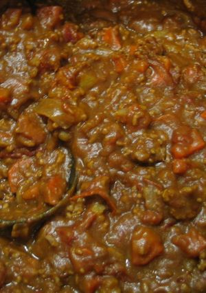 トマトとひき肉のお手軽カレー-レシピのメイン写真