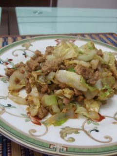 豚挽肉とキャベツの味噌マヨ炒め-レシピのメイン写真
