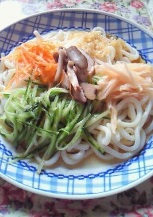 簡単！ヘルシー！冷やしうどん-レシピのメイン写真