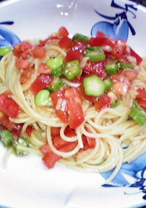 季節の冷製パスタ-レシピのメイン写真