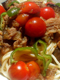 トマトと茄子の和風パスタ-レシピのメイン写真