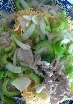 ゴーヤ硬焼きそば-レシピのメイン写真