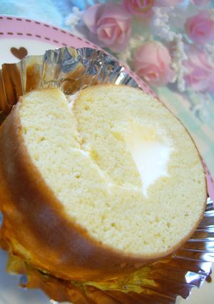 しっとりふわっ♡林檎のロールケーキ-レシピのメイン写真