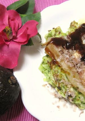 美肌大作戦❤アボカドのお好み焼き❤-レシピのメイン写真