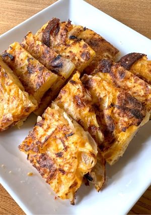 キムチと餅入りポテトオムレツ-レシピのメイン写真