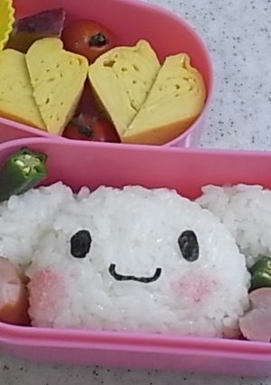 簡単キャラ弁！シナモロール★-レシピのメイン写真
