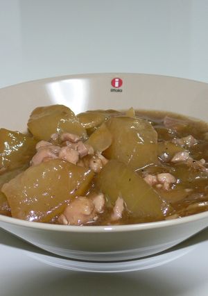 鶏肉と冬瓜炒め煮-レシピのメイン写真