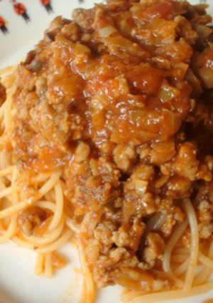 すぐできるミートソーススパゲティ-レシピのメイン写真