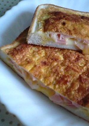 チーズとろとろ♪ハム卵トースト-レシピのメイン写真