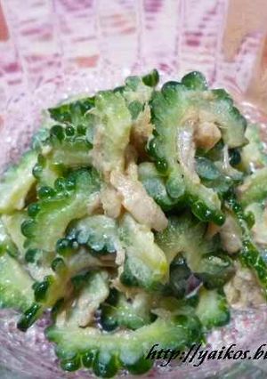 ゴーヤとツナのマヨ醤油サラダ-レシピのメイン写真