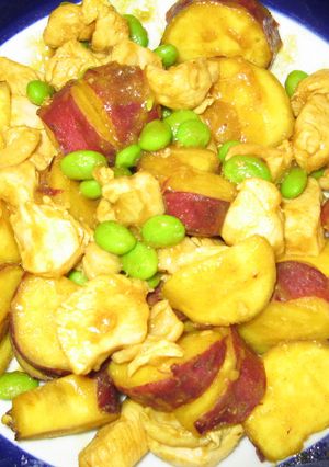 鶏とさつまのカレー蒸し-レシピのメイン写真