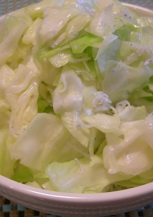 キャベツとしらすのごま風味サラダ-レシピのメイン写真
