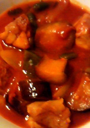 ♪美肌レシピ♪鶏肉と夏野菜のトマト煮-レシピのメイン写真
