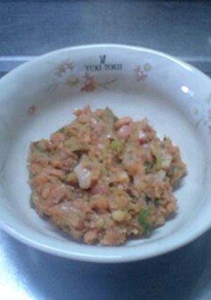 焼さけあらほぐし de ちゃんちゃん風-レシピのメイン写真
