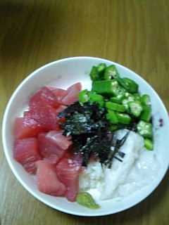 ねばねばまぐろ丼-レシピのメイン写真
