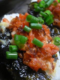 鮭と長芋の韓国風磯辺焼き♪-レシピのメイン写真