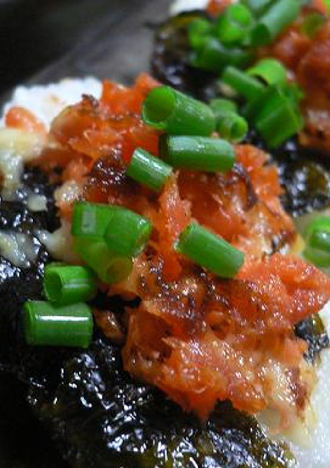 鮭と長芋の韓国風磯辺焼き♪-レシピのメイン写真