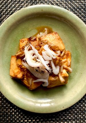 豆腐と白海老の黒酢炒め-レシピのメイン写真