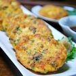 豆腐と鮭のヘルシーひりょうず?お焼き風?