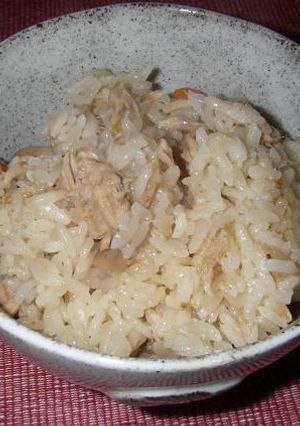 ☆ツナとマッシュルームの炊き込みご飯☆-レシピのメイン写真
