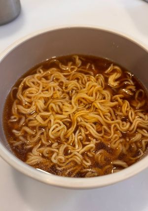 鍋不要！レンジで簡単インスタントラーメン-レシピのメイン写真