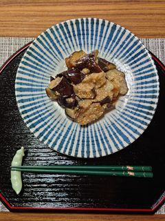ヨウサマの減塩茄子の白味噌胡麻和え-レシピのメイン写真