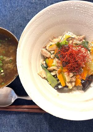 薬膳五目かけご飯-レシピのメイン写真