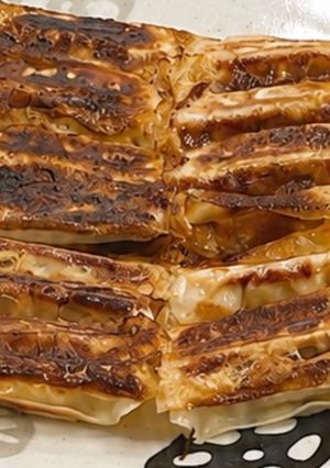 レンコンパウダー入り焼き餃子-レシピのメイン写真