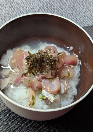 石川県能登の魅力！ふくらぎのいしる和え茶漬け-レシピのメイン写真