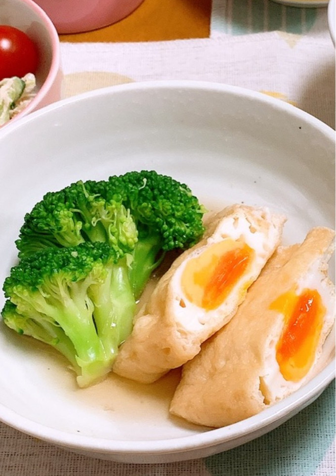 簡単！油揚げの卵とじ(^^♪-レシピのメイン写真