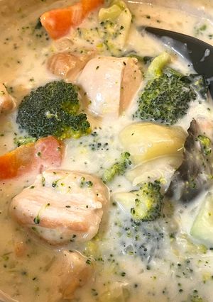 しっとりやわらか鶏胸肉のクリームシチュー-レシピのメイン写真
