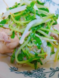 レバーと豆苗、もやしナムル-レシピのメイン写真