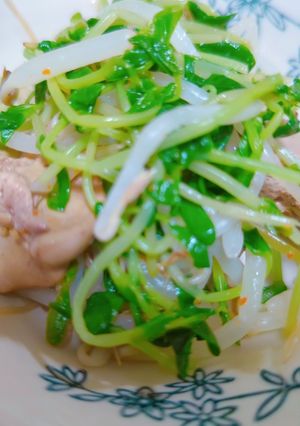 レバーと豆苗、もやしナムル-レシピのメイン写真