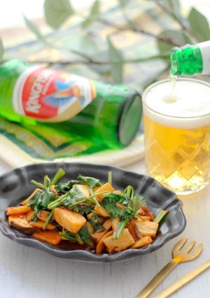簡単！きのことパクチーのアチャール-レシピのメイン写真