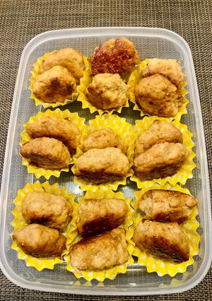 【お弁当】豆腐入り鶏つくね⭐︎照り焼き味-レシピのメイン写真