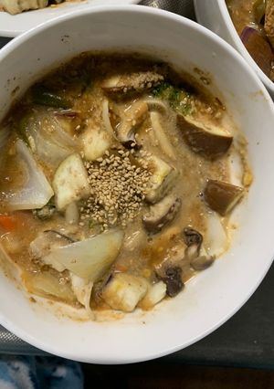 根菜茄子白菜オイクリーム味温野菜サラダ-レシピのメイン写真