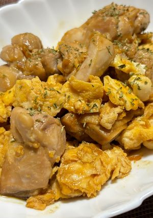 鶏🐓もも肉とエッグ🥚の照り焼き😃-レシピのメイン写真
