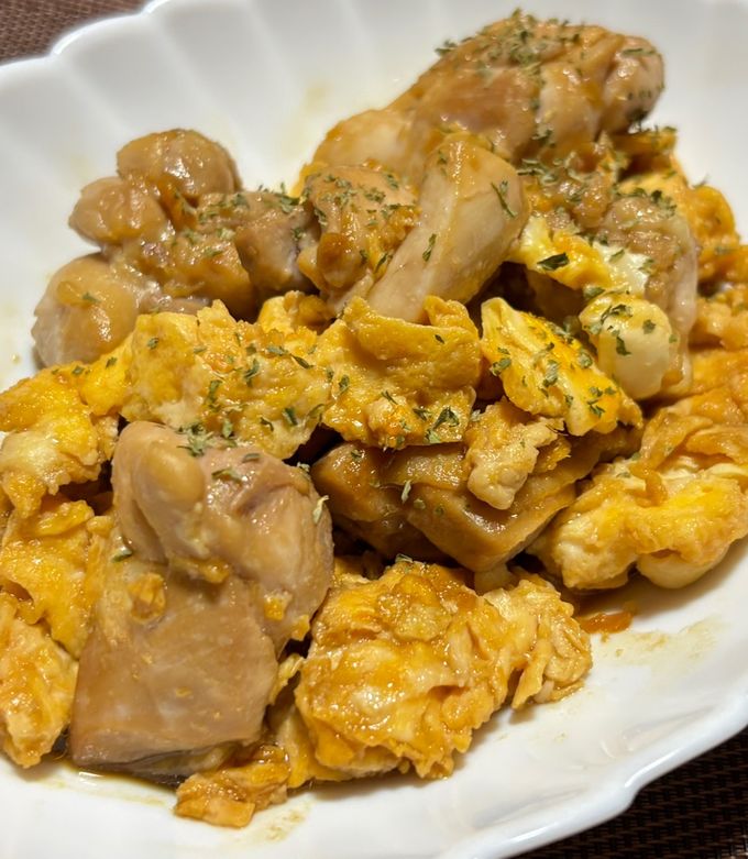 鶏🐓もも肉とエッグ🥚の照り焼き😃-レシピのメイン写真