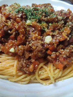 ミートソースパスタ-レシピのメイン写真
