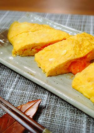 ＊ふわふわ明太子入りだし巻き卵焼き＊-レシピのメイン写真