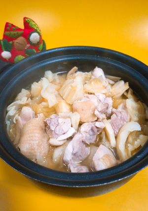 キャベツと鶏肉の塩鍋-レシピのメイン写真