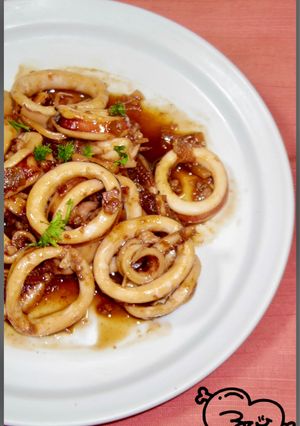 スルメイカのいかしたガリバタ肝醤油炒めいかが？-レシピのメイン写真